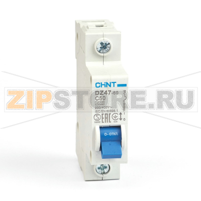 Выключатель автоматический 50 А, 4.5 кА, 1 полюс Chint DZ47-60 