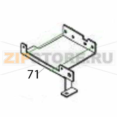 PCB Bracket (bottom) Sato SG112-ex PCB Bracket (bottom) Sato SG112-exЗапчасть на деталировке под номером: 71Название запчасти на английском языке: PCB Bracket (bottom) Sato SG112-ex.