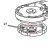 Lower Gear Case Onyx Black KitchenAid KSM103