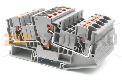 Клемма Push-in, серая CHIKU RPV 6-RTK/S 