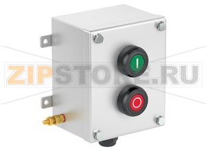 Модуль управления Control Unit Ex e, Stainless Steel, 2 Functions LCS2.PGMX.PRMX.F.1 Pepperl+Fuchs Electrical specificationsOperating voltage250 V max.Operating current16 A max.Terminal capacity2.5 mm2FunctionpushbuttonColorgreenContact configuration1x NO / 1x NCUsage categoryAC12 - 12 ... 250 V AC - 16 AAC15 - 12 ... 250 V AC - 10 ADC13 - 12 ... 110 V DC - 1 ADC13 - 12 ... 24 V DC - 1ANumber of poles2LabelingIFunction 2pushbuttonColorredContact configuration1x NO / 1x NCUsage categoryAC12 - 12 ... 250 V AC - 16 AAC15 - 12 ... 250 V AC - 10 ADC13 - 12 ... 110 V DC - 1 ADC13 - 12 ... 24 V DC - 1ANumber of poles2Labeling0Mechanical specificationsHeight142 mm (A)Width116 mm (B)Depth85.5 mm (C)External dimension95 mm with operators (C1) 92.2 mm with screws (C2) 145 mm with mounting brackets (K)Fixing holes distance, height81 mm (G)Fixing holes distance, width130 mm (H)Enclosure coverfully detachableCover fixingM6 stainless steel hexagon head screwsFixing holes diameter6.1 mm (J)Degree of protectionIP66Cable entryNumber of cable entries1x M25 in face B fitted with polyamide Ex e cable glandDefined entry areaface BMaterialEnclosure1.5 mm 316L, (1.4404) stainless steelFinishelectropolishedSealone piece closed cell neopreneMass3 kgMountingmouting brackets with 6.1 mm screw holesGroundingM6 internal/external brass grounding boltAmbient conditionsAmbient temperature-40 ... 55 °C (-40 ... 131 °F) @ T4 -40 ... 40 °C (-40 ... 104 °F) @ T6 Data for application in connection with hazardous areasEU-Type Examination CertificateSIRA 13ATEX3059XMarking II 2 GD Ex de IIC T6 Gb, Ex tb IIIC T80°C Db Ex de IIC T4 Gb, Ex tb IIIC T130°C DbInternational approvalsIECEx approvalIECEx SIR 13.0021EAC approvalTC RU C-DE.GB06.B.00567ConformityDegree of protectionEN 60529General informationSupplementary informationEC-Type Examination Certificate, Statement of Conformity, Declaration of Conformity, Attestation of Conformity and instructions have to be observed where applicable. For information see www.pepperl-fuchs.com.AccessoriesOptional accessoriesEngraved traffolyte tag labelEngraved AISI 316L stainless steel tag labelColor in-fill stainless steel tag label