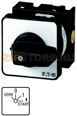 Переключатель, контакты: 3, 20 A, передняя панель: Verr.-0-1 Eaton T0-2-15905/E 