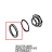 Seal for lamp glass cover (Pure) Unox XB 893