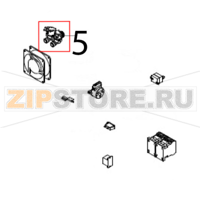 Elettrovalvola doppia Piron PF1006_PI1 Elettrovalvola doppia Piron PF1006_PI1Запчасть на деталировке под номером: 5