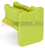 POWER CAGE CLAMP Защита пальцев; крышка для защиты от случайных прикосновений к неиспользуемым вводам проводников; для сильноточных клемм 35 мм?; желтые Wago 285-421