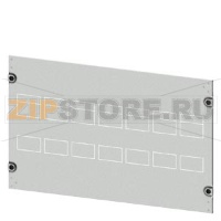 SIVACON S4 Masking frame SENTRON 3VA 3VA11 (up to 160 A) 3-pole Upright mounting position Fixed mounting Number of switches 7 Height 450 mm Width 800 mm Siemens 8PQ2045-8BA08