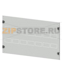 SIVACON S4 Masking frame SENTRON 3VA 3VA11 (up to 160 A) 3-pole Upright mounting position Fixed mounting Number of switches 7 Height 450 mm Width 800 mm Siemens 8PQ2045-8BA08
