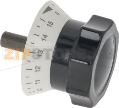 KNOB WATCH BLACK ø 12x82 mm 