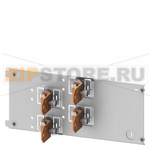 SIVACON S4 Cable connection form 3 3VA12 (up to 250 A) Height 200 mm Fixed mounting, Plug-in socket Siemens 8PQ6000-8BA15 