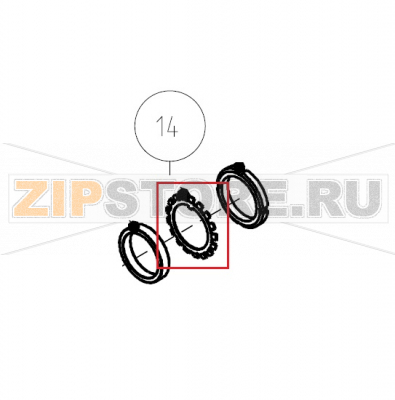 Rosetta razionale MB 14 Imesa LM 23                        Rosetta razionale MB 14 Imesa LM 23Запчасть на сборочном чертеже под номером: 14Название запчасти на итальянском языке: Rosetta razionale MB 14 Imesa LM 23