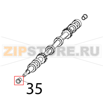 Bush Zanolli Synthesis 12/80 VE Bush Zanolli Synthesis 12/80 VEЗапчасть на деталировке под номером: 35