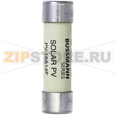 Предохранитель, 15 A, DC 1500 В, 10 кА, 14x65 мм, gPV, IEC UL Eaton 15AMP 1500V DC SOLAR FERRULE 