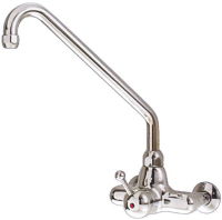 WALL-MOUNTED MIXER TAP 2-HOLE 1-LEVER