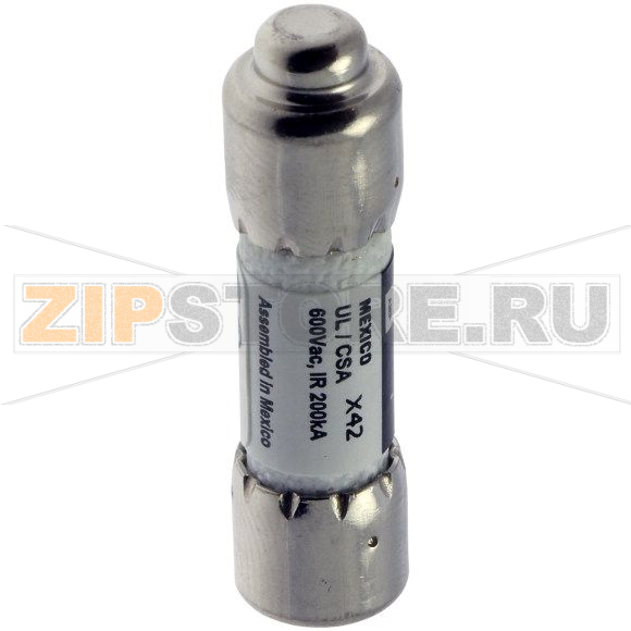 Предохранитель, 3 A, AC 600 В, 200 кА, 10x38 мм, CC, UL, быстродействующий Eaton CLASS CC FAST AC 