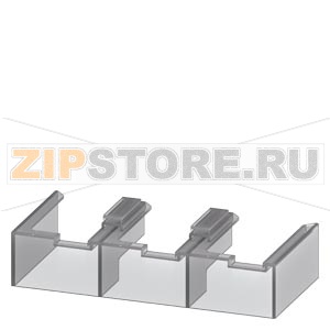 КЛЕММНАЯ КРЫШКА ДЛЯ РАМОЧНОГО КЛЕММНОГО БЛОКА ДЛЯ КОНТАКТОРОВ ТИПОРАЗМЕР S6, 3RT1.5 ДЛЯ РЕЛЕ ПЕРЕГРУЗКИ 3RB105 Siemens 3RT1956-4EA2 