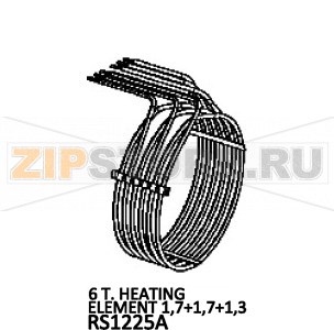 6 T. Heating element 1,7+1,7+1,3 Unox XBC 405E 6 T. Heating element 1,7+1,7+1,3 Unox XBC 405EЗапчасть на деталировке под номером: 45Название запчасти на английском языке: 6 T. Heating element 1,7+1,7+1,3 Unox XBC 405E
