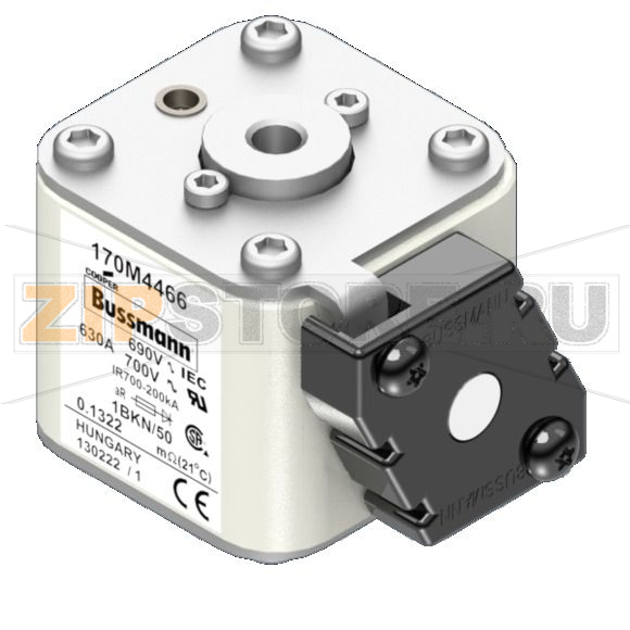 Предохранитель, 630 A, AC 690 В, 200 кА, size 1, aR, IEC UL Eaton FUSE 630A 690V 1*BKN/50 AR UC 