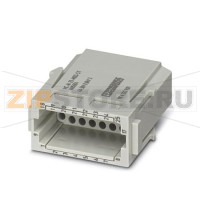 Модуль HEAVYCON для установки штыревых контактов Phoenix Contact HC-M-25-MOD-ST