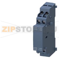БОКОВОЙ БЛОК-КОНТАКТ 2НО+2НЗ, ВИНТОВЫЕ КЛЕММЫ, ДЛЯ АВТОМАТИЧЕСКОГО ВЫКЛЮЧАТЕЛЯ Siemens 3RV2901-1J
