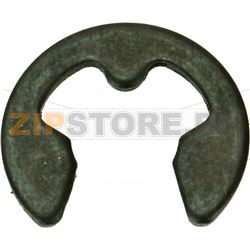 4MM E-TYPE CLIP DIN 6799 BLACK 