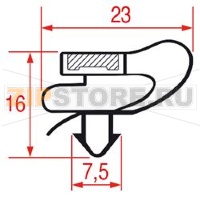 SNAP-IN GASKET 515x415 mm