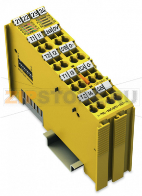 Отказоустойчивый 4/2-канальный дискретный вход/выход; тока; 10 A; PROFIsafe V2.0 iPar; желтые Wago 750-666/000-003 