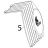 Media door quick release Zebra S600