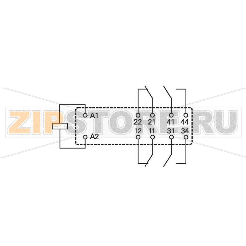 Реле электромагнитное 24 В/DC, 8 А, 1 шт TE Connectivity 3-1415055-1 