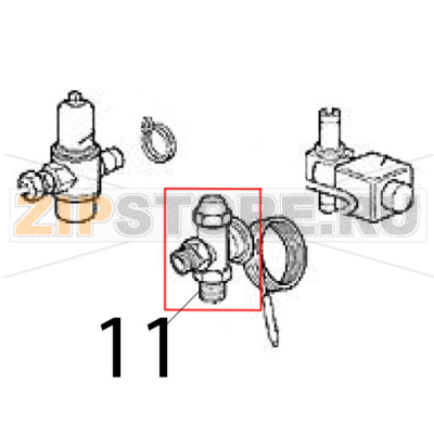 Isolamento valvola espansione Scotsman MV 600 Isolamento valvola espansione Scotsman MV 600Запчасть на деталировке под номером: 11