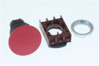 Pilztaster Einbaumass  22mm rot