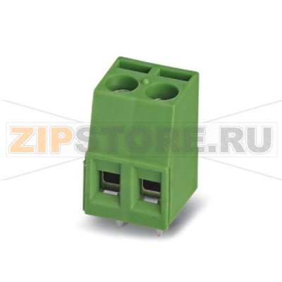 Клеммы для печатного монтажа Phoenix Contact MKDS 1,5/ 2-B-5,08 Номинальный ток: 17,5 А, Номинальное напряжение: 400 В, Размер шага: 5,08 мм, Полюсов: 2, Тип подключения: Винтовые зажимы, Монтаж: пайка, Направление подключения, проводник / печатная плата: 0 °, Цвет: зеленый, Разъемы снабжены внутренней перемычкой.Минимальный заказ: 50 шт.Упаковка: 50 шт.