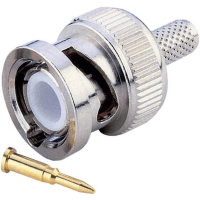 Разъем BNC, 50 Ом, 1 шт TRU Components 1579452