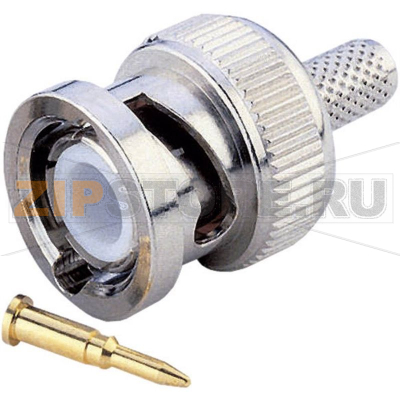 Разъем BNC, 50 Ом, 1 шт TRU Components 1579452 