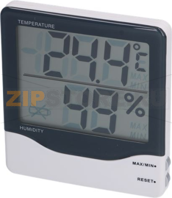 ЦИФРОВОЙ ТЕРМОГИГРОМЕТР -10+60°C БЕЛЫЙ 