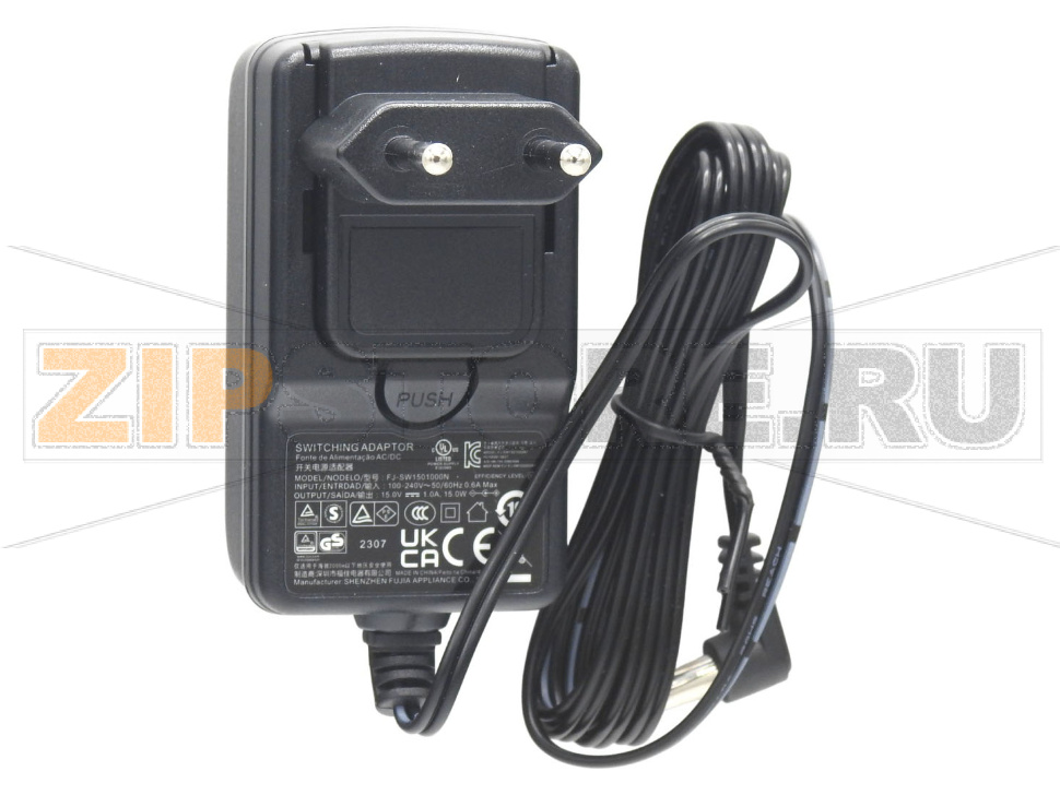 Адаптер 15 V, 220 V, 1000 mA для весов CAS EC Адаптер (сетевой адаптер, блок питания, зарядник, зарядка, зарядное устройство) 15 В 1000mA для весов CAS EC