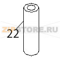 Black rubber pipe 17*10 Fagor ADE-120