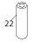 Black rubber pipe 17*10 Fagor ADE-120