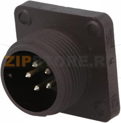 Разъем круглый 10 А, 50 В, IP67, 5 контактов Hirschmann CM 02 E 14S-5 P 