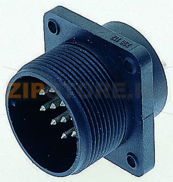 Разъем круглый 10 А, 50 В, IP67, 5 контактов Hirschmann CM 02 E 14S-5 P 
