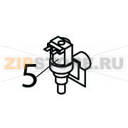 Inlet water valve 1 way 220/240V 50 Hz Brema CB 249
