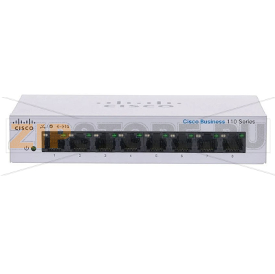 Коммутатор 8xGE (PoE) Cisco CBS110-8PP-D-EU 