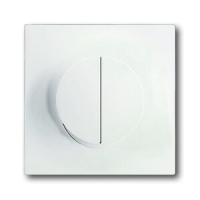Клавиша для светорегулятора, белый бархат ABB 2CKA006599A2973