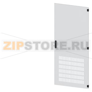 SIVACON, door, on the right, ventilated, IP20, H: 2000 mm, W: 800 mm, RAL 7035, Protection class 1 Siemens 8MF1080-2UT14-1BA2 