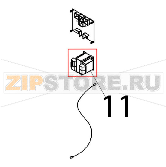 Трансформатор Angelo Po FX201G3 Трансформатор Angelo Po FX201G3Запчасть на деталировке под номером: 11