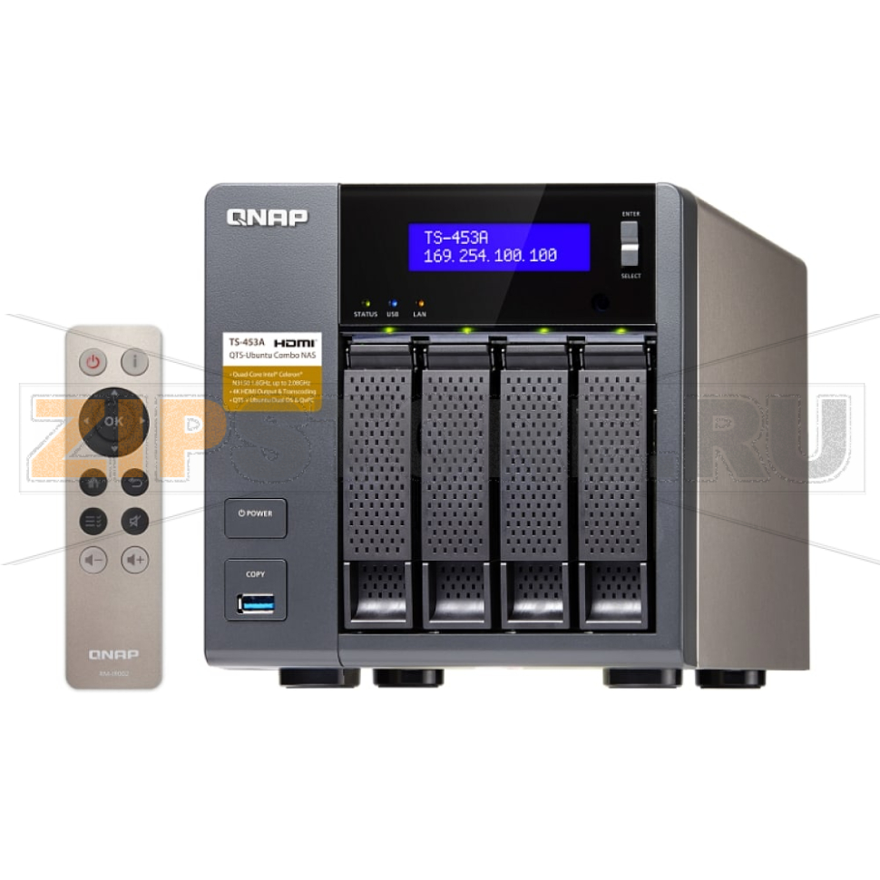 Накопитель сетевой QNAP TS-453A 