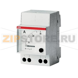 Амперметр аналоговый AMT 2 W/SC ABB 2CSM420270R1001 