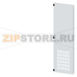 SIVACON, door half, left, with ventilation openings, IP20, H: 2200 mm, W: 600 mm, RAL 7035, Protection class 1 Siemens 8MF1260-2UT25-1BA2 