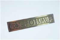 EXPOBAR BRASS ANAGRAM