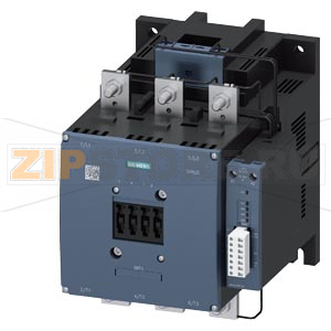 КОНТАКТОР 250КВТ/400V/AC-3, AC/DC-НОМИНАЛЬНОЕ ПИТАЮЩЕЕ НАПРЯЖЕНИЕ УПРАВЛЕНИЯ UC 200-277V БЛОК-КОНТАКТЫ 1НO+1НЗ 3-Х ПОЛЮСНЫЙ, ТИПОРАЗМЕР S12 ШИННОЕ ПРИСОЕДИНЕНИЕ ПРИВОД: ЭЛЕКТРОННЫЙ, С ИНТЕРФЕЙСОМ КОНТРОЛЛЕРА/SIMOCODE И СООБЩЕНИЕМ ОСТАВШЕГОСЯ СРОКА СЛУЖБЫ 