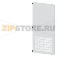 SIVACON, door half, left, with ventilation openings, IP20, H: 2200 mm, W: 900 mm, RAL 7035, Protection class 1 Siemens 8MF1290-2UT25-1BA2